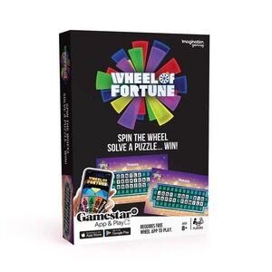 Imagination Gaming Wheel of Fortune App Play Card Game 3-4 Players Ages 8+ NEW